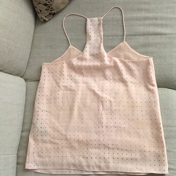 SOLD Tibi sz2 racerback tank top. Light salmon/pink - Picture 6 of 6